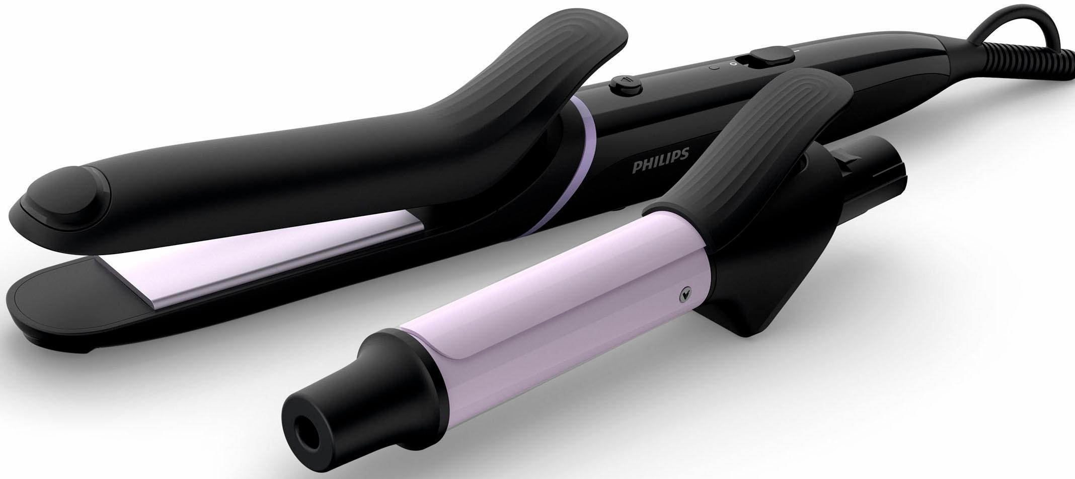 Philips Multihaarstyler »BHH811/00«, 2 Aufsätze}, Haarglätter und Lockenstab in einem Produkt